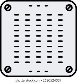 Air conditioner Line vector Icon Design
