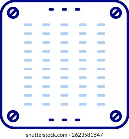 Klimaanlage Linie Vektor Symbol Design