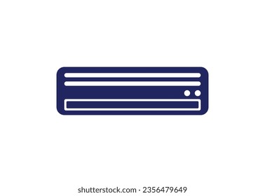 Air conditioner logo design, cleaning and repairing an air conditioner vector design concept
