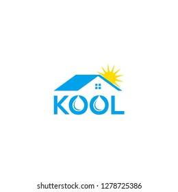 Air conditioner logo design template. creative sign. Universal vector icon. - Vector