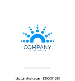 AIR CONDITIONER logo design template. creative sign. Universal vector icon. - Vector