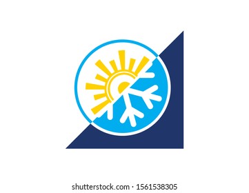 Air Conditioner Logo Sign Symbol Hot Stock Vector (Royalty Free ...