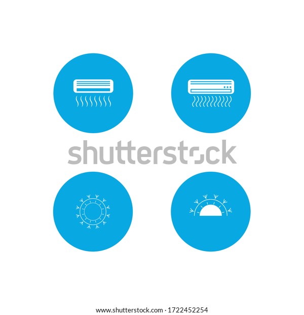 air\
conditioner logo stock illustration\
design