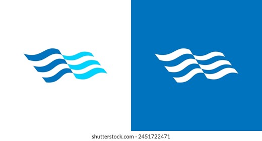 Air conditioner logo vector wind