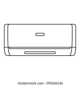 Air conditioner machine icon. Outline illustration of air conditioner machine vector icon for web