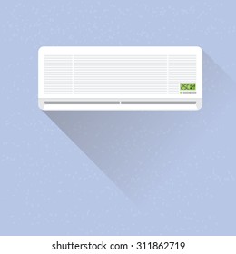 air conditioner on the wall