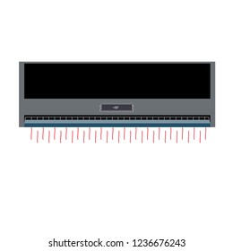 air conditioner on white background
