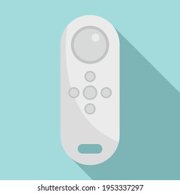 Air conditioner remote control icon. Flat illustration of Air conditioner remote control vector icon for web design