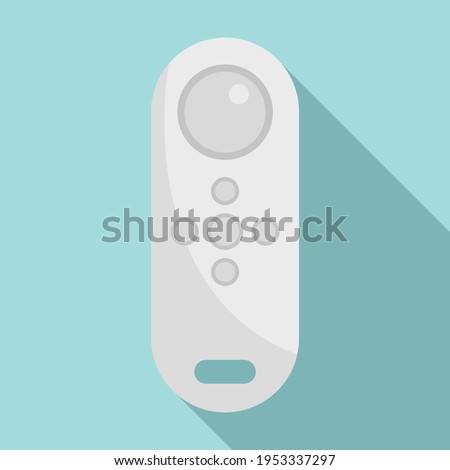 Air conditioner remote control icon. Flat illustration of Air conditioner remote control vector icon for web design