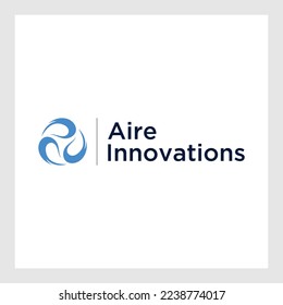 Air Conditioner Repair  Service Logo Vector Icon Illustration.Air conditioning logo, ventilation system symbol