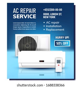 72 AIR Conditioning Service Banner Sign ac Cooling Technician air Cold Maintenance 