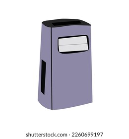 Air Conditioner Repair Service Promo Banner Vector. Ac System Repair, Installation And Replacement. Remote Control External And Indoor Block. Climatic Technology Template Realistic 3d Illustration