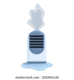 Air conditioner repairman icon cartoon vector. Repair maintenance. House service