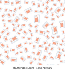 Air conditioner seamless pattern design, Repeat textile design. Fabric print.