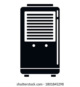 Air conditioner stand icon. Simple illustration of air conditioner stand vector icon for web design isolated on white background