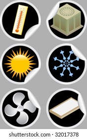 air conditioner sticker