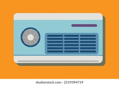 Air Conditioner vector art illustration 