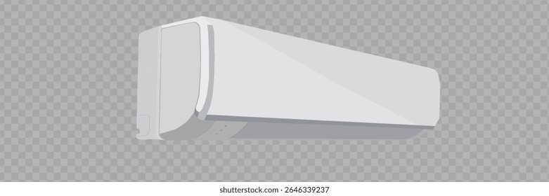 Air conditioner vector background ad. system air conditioner. Cool and cold climate control system. Realistic conditioning with remote controller.