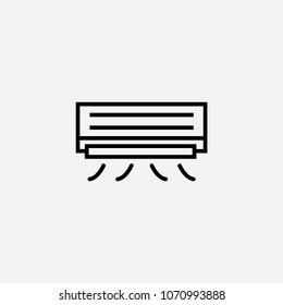 Air conditioner vector icon