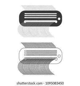 Air conditioner vector  icon.