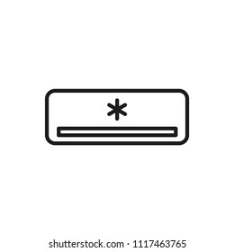 air conditioner vector icon