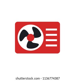 air conditioner vector icon