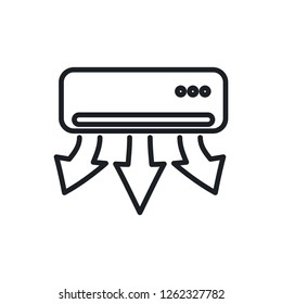 air conditioner vector icon