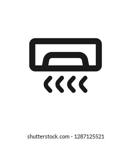 Air conditioner vector icon