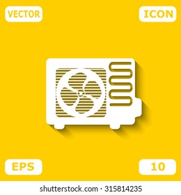 Air conditioner vector icon