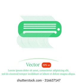 Air conditioner vector icon.
