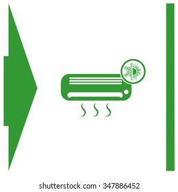 Air conditioner vector icon.