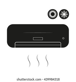 air conditioner, vector icon