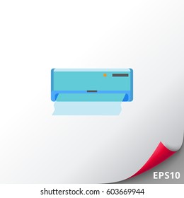 Air conditioner vector icon