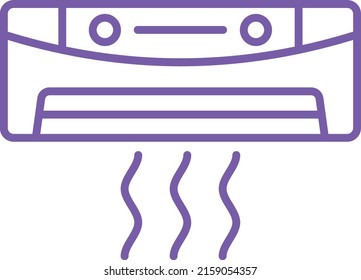 Air Conditioner vector icon. Can be used for printing, mobile and web applications.