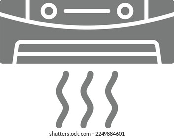 Air Conditioner vector icon. Can be used for printing, mobile and web applications.