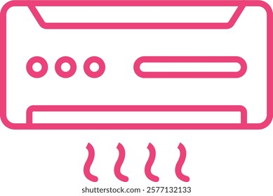 Air Conditioner vector icon. Can be used for printing, mobile and web applications.