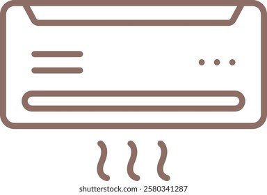 Air Conditioner vector icon. Can be used for printing, mobile and web applications.