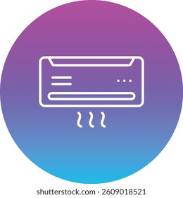 Air Conditioner vector icon. Can be used for printing, mobile and web applications.
