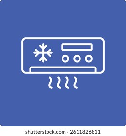 Air Conditioner vector icon. Can be used for printing, mobile and web applications.