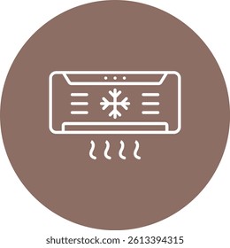 Air Conditioner vector icon. Can be used for printing, mobile and web applications.