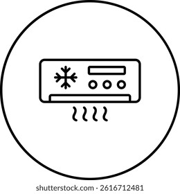 Air Conditioner vector icon. Can be used for printing, mobile and web applications.