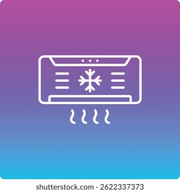 Air Conditioner vector icon. Can be used for printing, mobile and web applications.