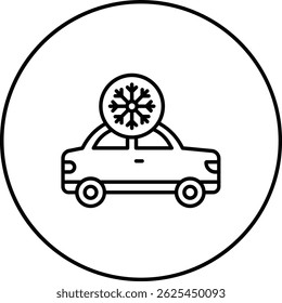 Icono de Vector del acondicionador de aire. Se puede utilizar para aplicaciones de impresión, móviles y de Web.