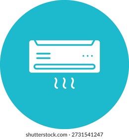 Icono de Vector del acondicionador de aire. Se puede utilizar para aplicaciones de impresión, móviles y de Web.