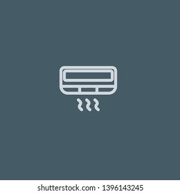 Air Conditioner vector icon. Air Conditioner concept stroke symbol design. Thin graphic elements vector illustration, outline pattern for your web site design, logo, UI. EPS 10.