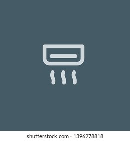 Air Conditioner vector icon. Air Conditioner concept stroke symbol design. Thin graphic elements vector illustration, outline pattern for your web site design, logo, UI. EPS 10.