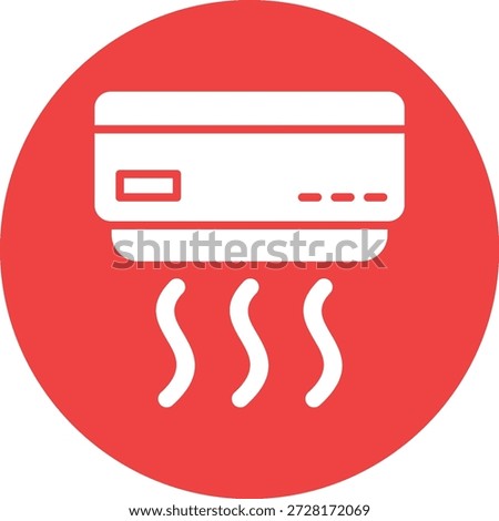Air conditioner Vector Icon Design Illustration