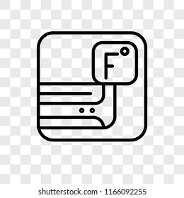 Air conditioner vector icon isolated on transparent background, Air conditioner logo concept