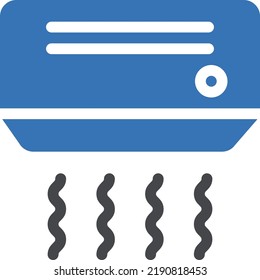Air conditioner Vector illustration on a transparent background. Premium quality symmbols. Glyphs vector icons for concept and graphic design.