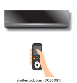 Air conditioner vector illustrator